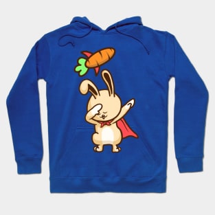 Rabbit Dabbing Rocket Carrot Hoodie